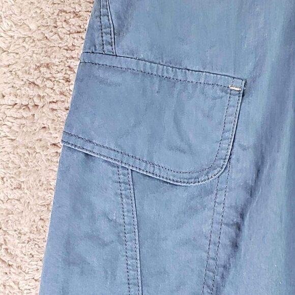 Levis Silvertab Shorts Mens Size 36 Cotton Cargo Blue Flat Front Canvas - Picture 7 of 10